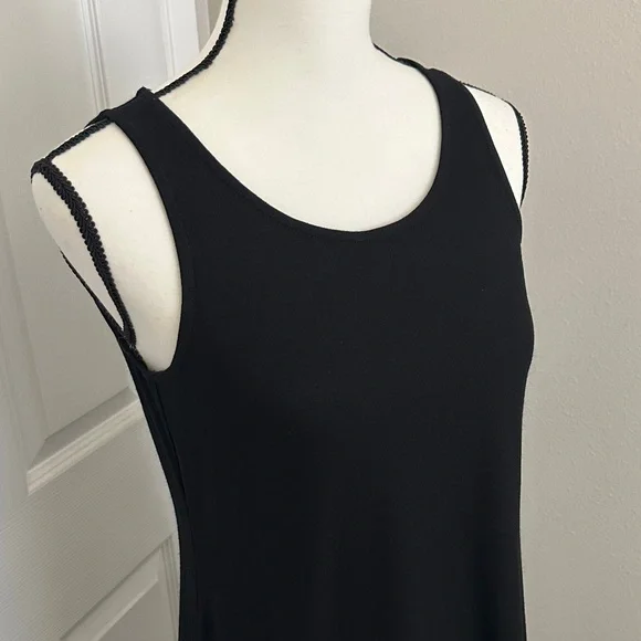 Eileen Fisher Black Maxi Dress - Picture 2 of 10